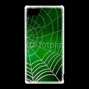Coque Sony Xperia Z5 Compact Toile d'araignée verte