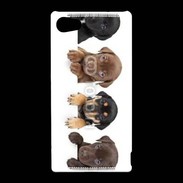 Coque Sony Xperia Z5 Compact Alignement de petits chiens