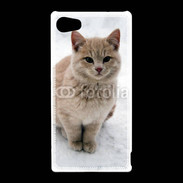 Coque Sony Xperia Z5 Compact Chat dans la neige