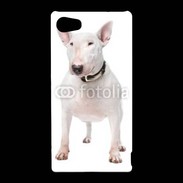 Coque Sony Xperia Z5 Compact Bull Terrier blanc 600