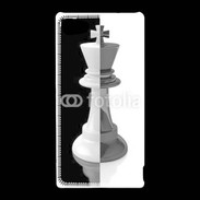 Coque Sony Xperia Z5 Compact Roi d'échec noir et blanc