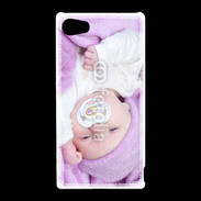 Coque Sony Xperia Z5 Compact Amour de bébé en violet