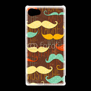 Coque Sony Xperia Z5 Compact Fond en moustache
