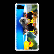 Coque Sony Xperia Z5 Compact Chien à la piscine 5