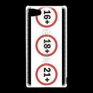Coque Sony Xperia Z5 Compact Interdit au moins de ...