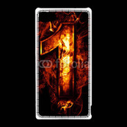Coque Sony Xperia Z5 Compact Un en feu