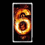 Coque Sony Xperia Z5 Compact Six en feu