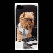Coque Sony Xperia Z5 Compact Chien informaticien