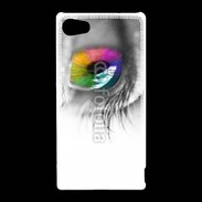 Coque Sony Xperia Z5 Compact Oeil Multicouleurs 75