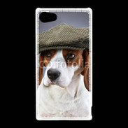 Coque Sony Xperia Z5 Compact Beagle avec casquette