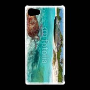 Coque Sony Xperia Z5 Compact Belle plage avec tortue