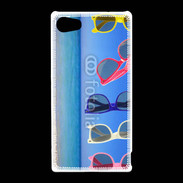Coque Sony Xperia Z5 Compact Lunettes sur la plage