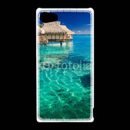 Coque Sony Xperia Z5 Compact Bungalow sur l'eau des tropiques