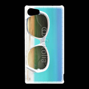 Coque Sony Xperia Z5 Compact Lunette de soleil sur la plage