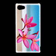 Coque Sony Xperia Z5 Compact Fleurs à la plage