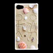Coque Sony Xperia Z5 Compact Toi et moi sur la plage