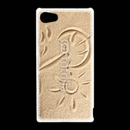 Coque Sony Xperia Z5 Compact Soleil et sable sur la plage