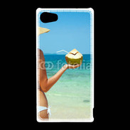 Coque Sony Xperia Z5 Compact Cocktail noix de coco sur la plage 5