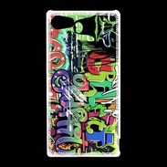 Coque Sony Xperia Z5 Compact graffiti wall vector seamless background