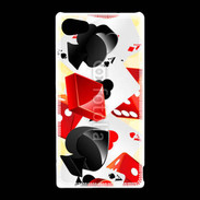 Coque Sony Xperia Z5 Compact Carte et dés en folie