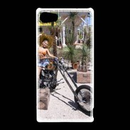 Coque Sony Xperia Z5 Compact Femme sexy moto 2