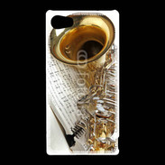 Coque Sony Xperia Z5 Compact Saxophone et partitions 16