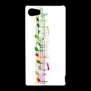 Coque Sony Xperia Z5 Compact Portée de notes en couleur 50