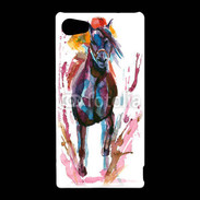 Coque Sony Xperia Z5 Compact Equitation en peinture 10