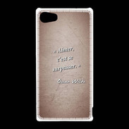 Coque Sony Xperia Z5 Compact Aimer Rouge Citation Oscar Wilde