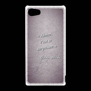 Coque Sony Xperia Z5 Compact Aimer Violet Citation Oscar Wilde