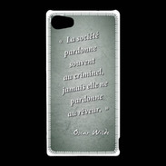 Coque Sony Xperia Z5 Compact Société rêveur Vert Citation Oscar Wilde