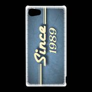 Coque Sony Xperia Z5 Compact Since 1989 Bleu