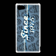 Coque Sony Xperia Z5 Compact Since crane bleu 1975