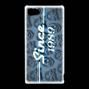 Coque Sony Xperia Z5 Compact Since crane bleu 1989