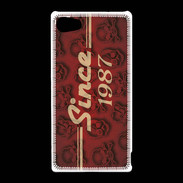 Coque Sony Xperia Z5 Compact Since crane rouge 1987