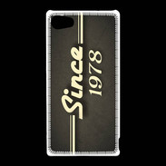 Coque Sony Xperia Z5 Compact Since 1978 gris
