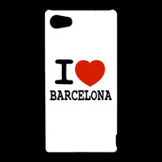 Coque Sony Xperia Z5 Compact I love Barcelona