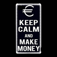 Coque Sony Xperia Z5 Compact Keep Calm Make money Noir