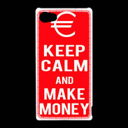 Coque Sony Xperia Z5 Compact Keep Calm Make money Rouge