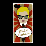 Coque Sony Xperia Z5 Compact Mister Business Blond