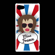 Coque Sony Xperia Z5 Compact Miss France Chatain