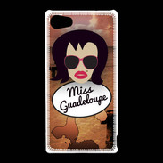 Coque Sony Xperia Z5 Compact Miss Guadeloupe Brune