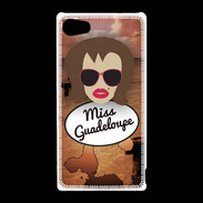 Coque Sony Xperia Z5 Compact Miss Guadeloupe Chatain