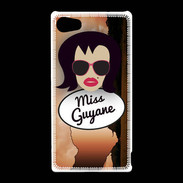 Coque Sony Xperia Z5 Compact Miss Guyane Brune