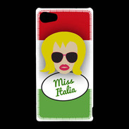 Coque Sony Xperia Z5 Compact Miss Italie Blonde