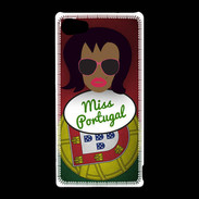 Coque Sony Xperia Z5 Compact Miss Portugal Black