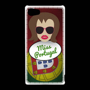 Coque Sony Xperia Z5 Compact Miss Portugal Chatain