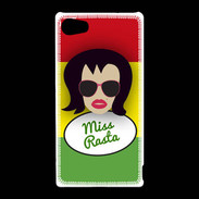 Coque Sony Xperia Z5 Compact Miss Rasta Brune