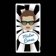 Coque Sony Xperia Z5 Compact Mister Corse Chatain
