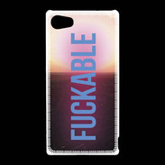 Coque Sony Xperia Z5 Compact Fuckable bleu ZG